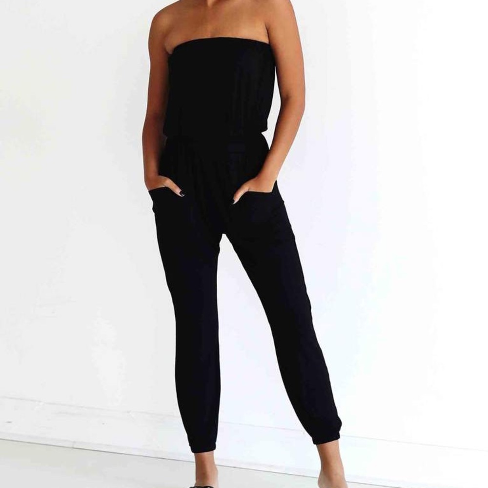 PIKO Bamboo Bandeau Jumpsuit